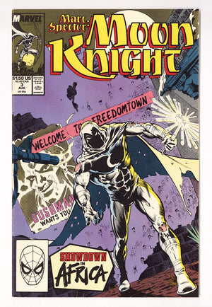 Marc Spector: Moon Knight Vol 1 3  High Grade   (1989)