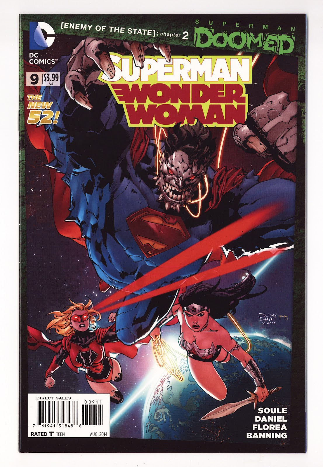Superman / Wonder Woman   9  Mid Grade   (2014)