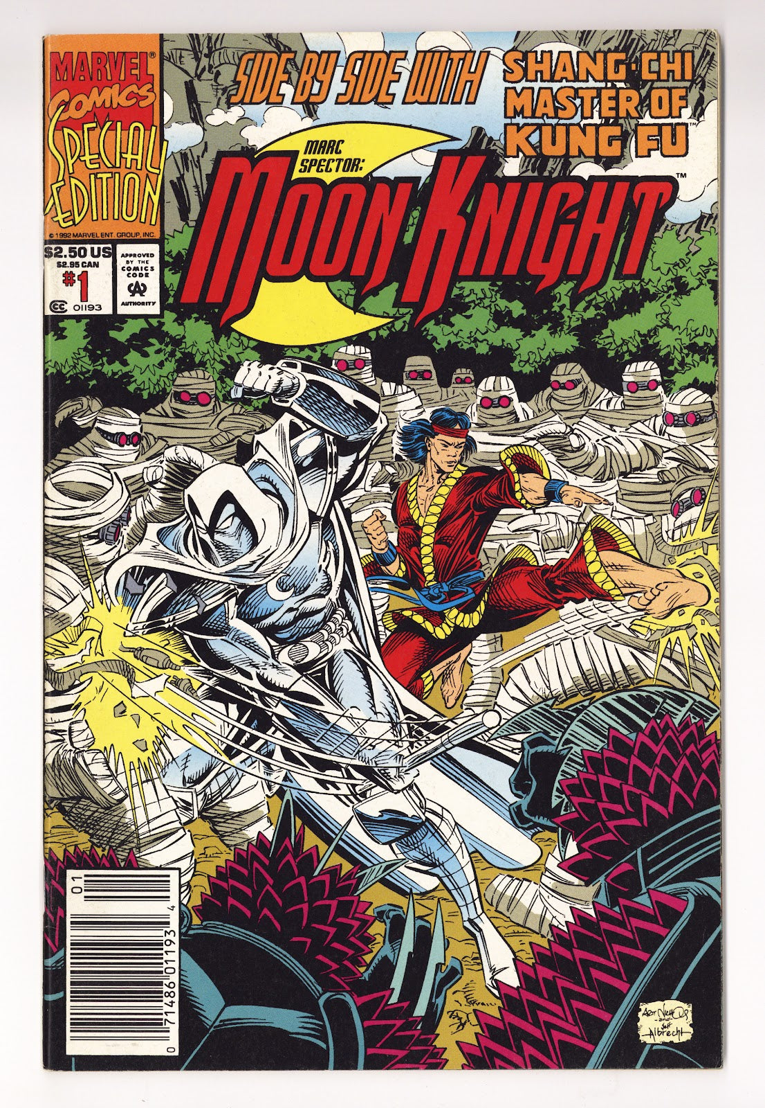 Moon Knight Special Vol 1 1  High Grade   (1992)   Newsstand  