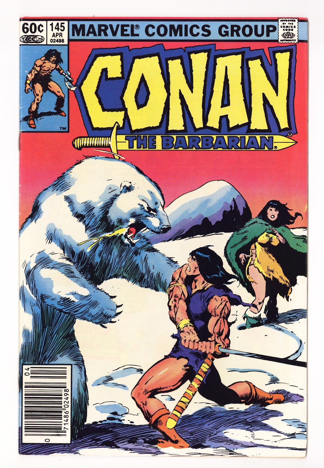 Conan the Barbarian Vol 1 145  Mid Grade   (1983)   Newsstand  