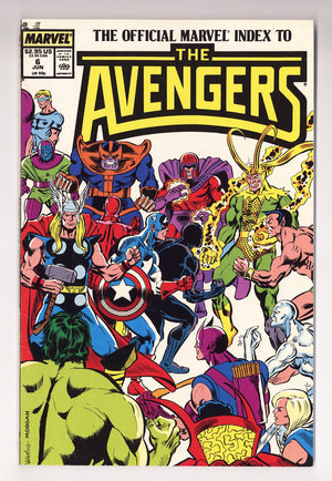 The Official Marvel Index to the Avengers Vol 1 6  Mid Grade   (1988)
