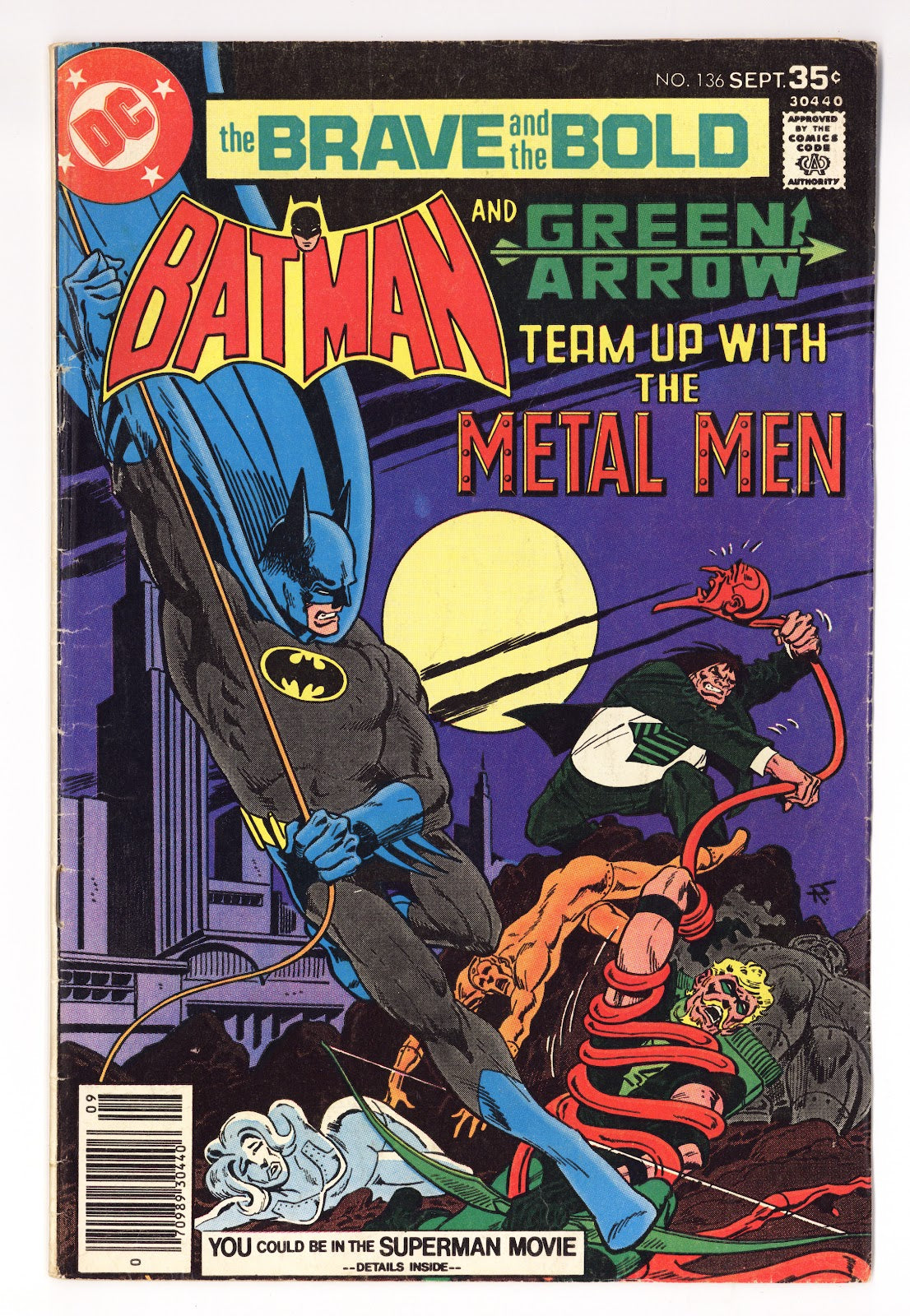 The Brave and the Bold Vol 1 136 Low Grade (1977) 