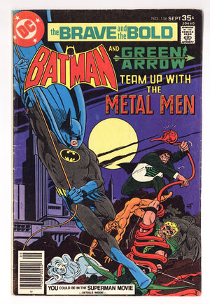 The Brave and the Bold Vol 1 136 Low Grade (1977)