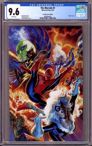 The Marvels   1 CGC 9.6 (NM+)   (2021) Massafera Virgin  Exclusive Variant