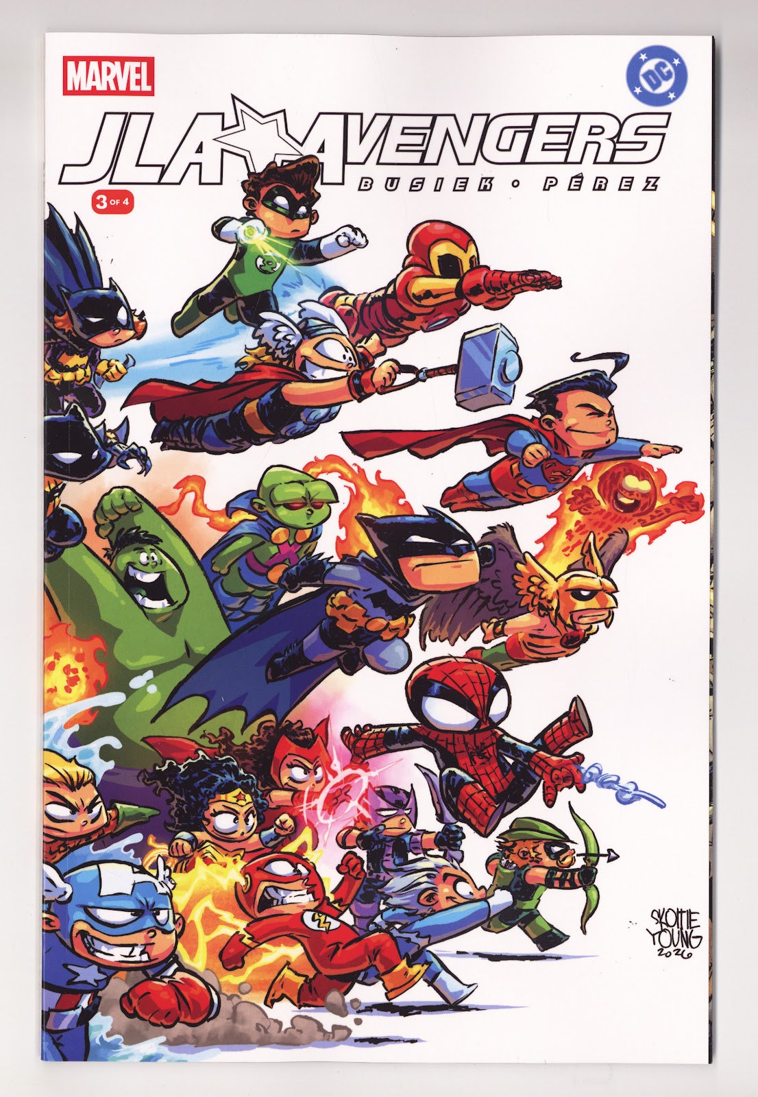 JLA / Avengers  3 Young  Wraparound Incentive NM- (9.2) NM- (9.2) (2026)