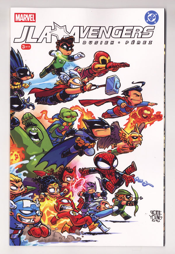 JLA / Avengers  3 Young  Wraparound Incentive NM- (9.2) NM- (9.2) (2026)