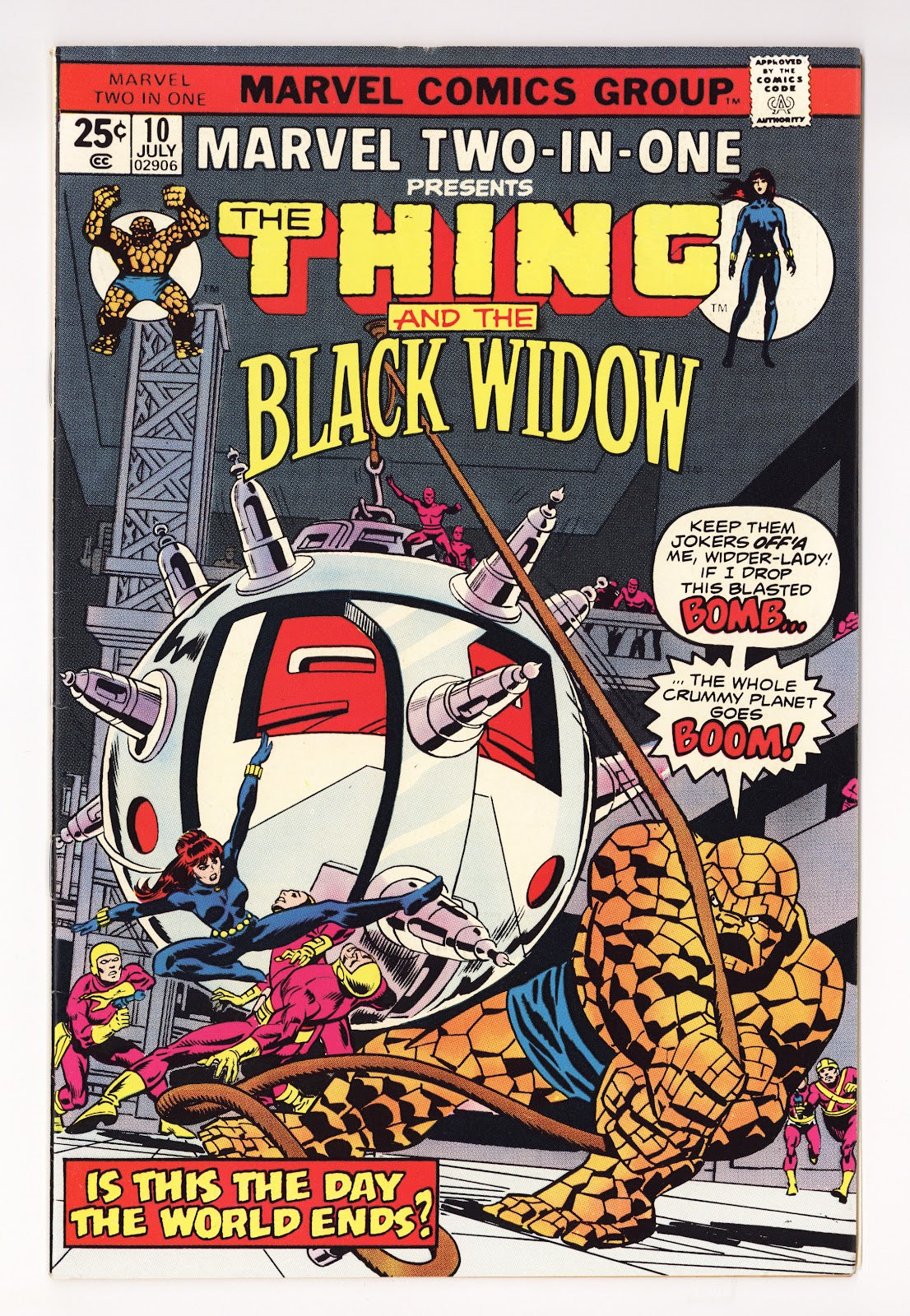 Marvel Two-in-One Vol 1 10 VF- (7.5) (1975) 