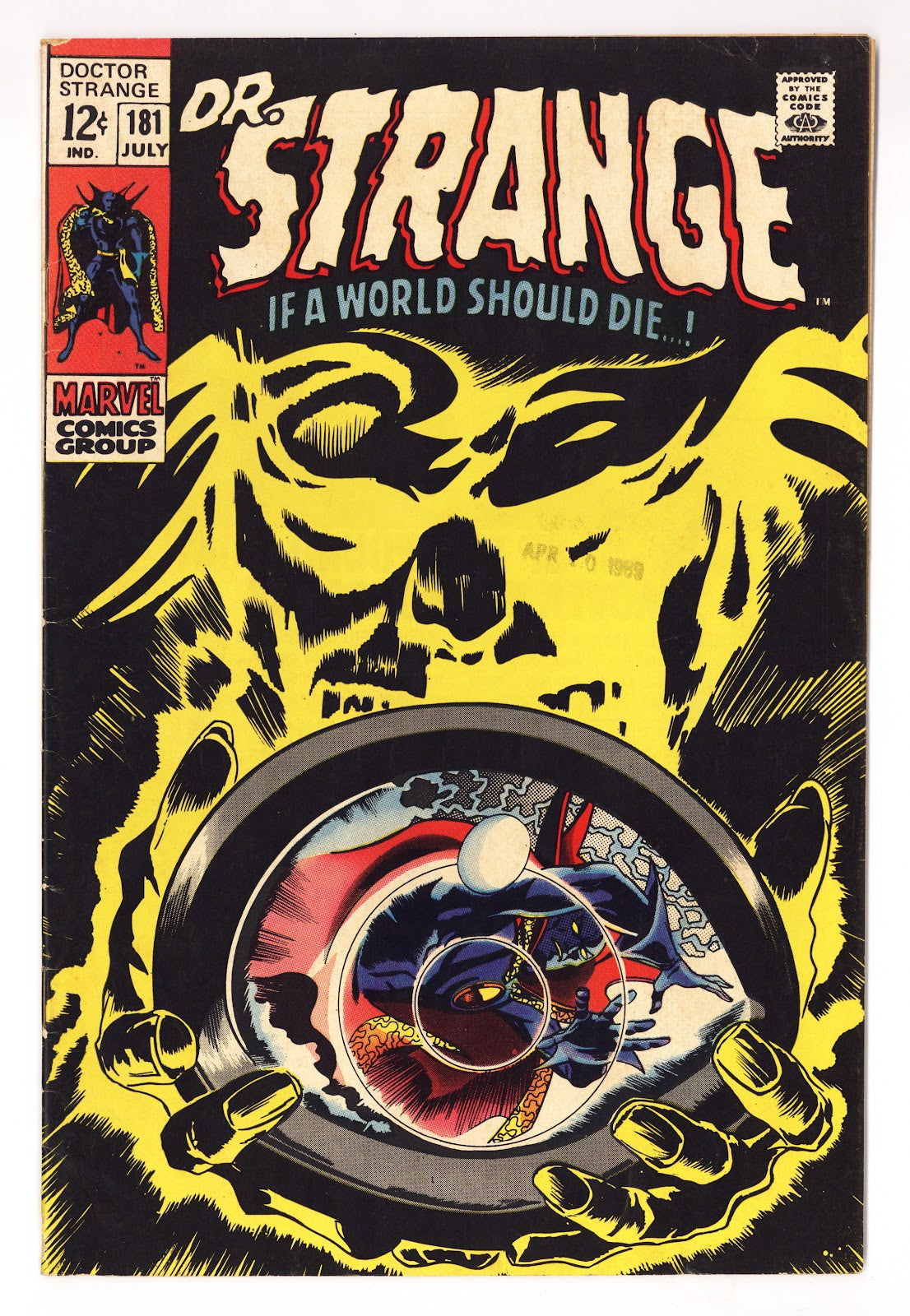 Doctor Strange Vol 1 181  VG/FN (5.0)   (1969)