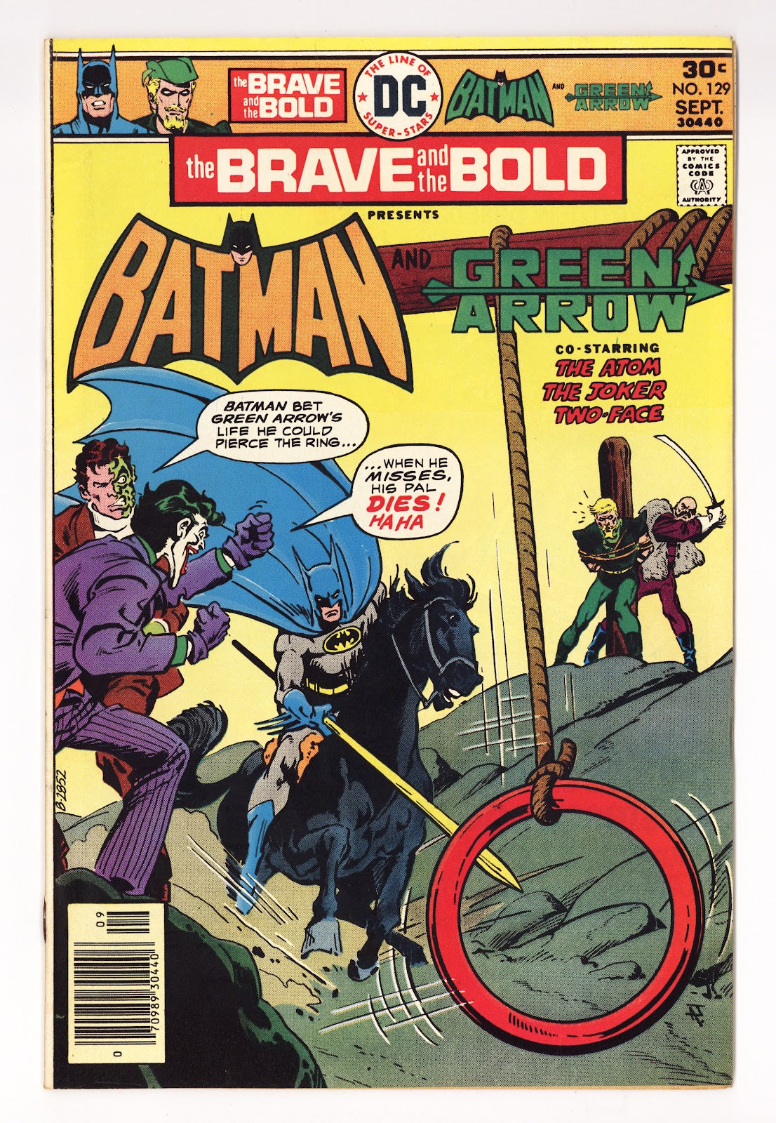 The Brave and the Bold Vol 1 129 Mid Grade (1976) 