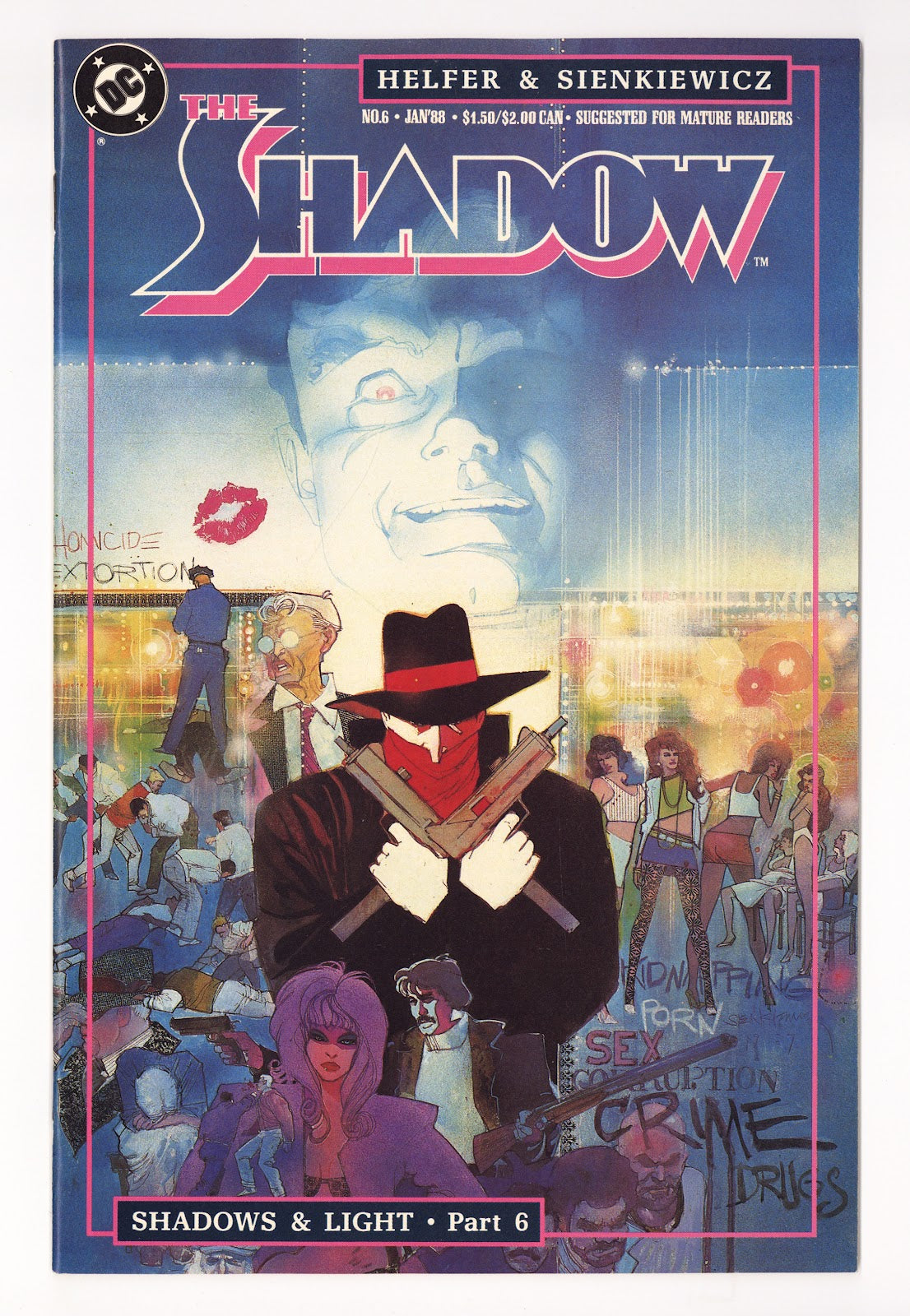 The Shadow Vol 3 6  High Grade   (1988)     
