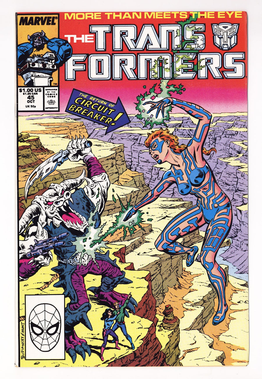 The Transformers Vol 1 45  VF (8.0)   (1988)     