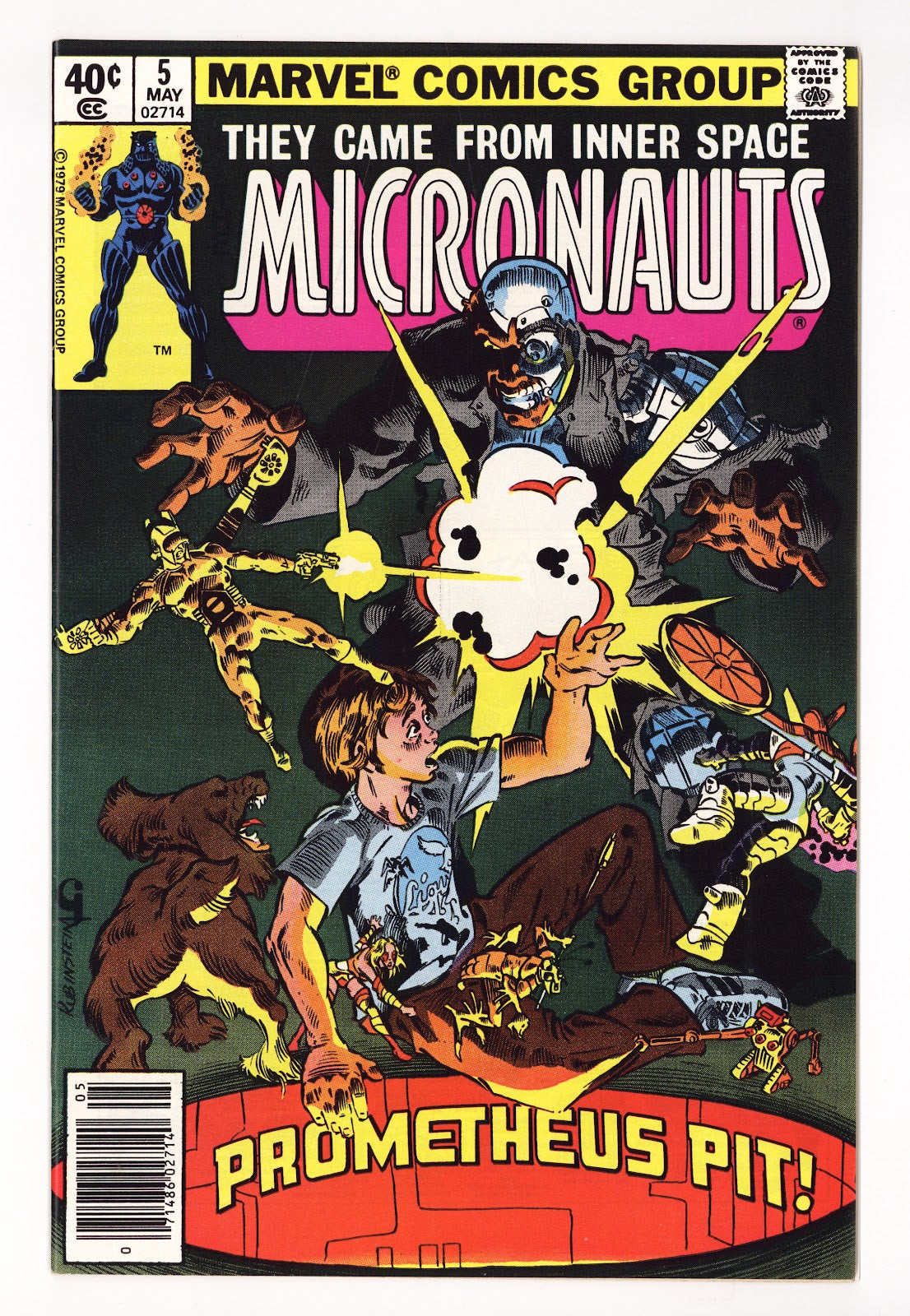 Micronauts Vol 1 5  High Grade   (1979)     