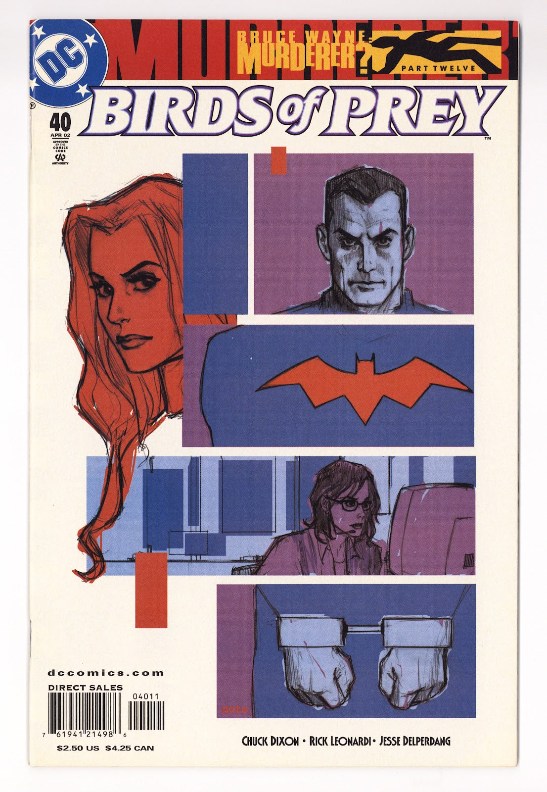 Birds of Prey Vol 1 40 High Grade (2002) 