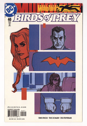 Birds of Prey Vol 1 40 High Grade (2002)