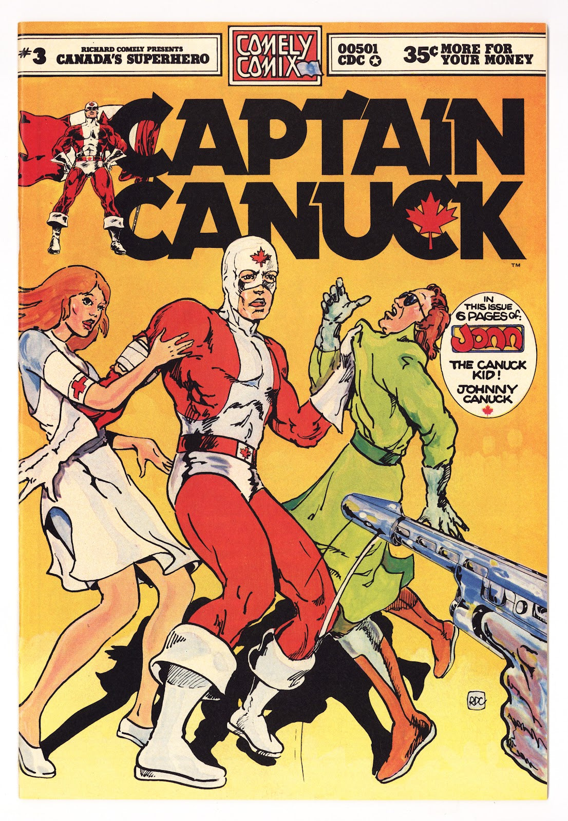 Captain Canuck Vol 1 3 Mid Grade (1976) 