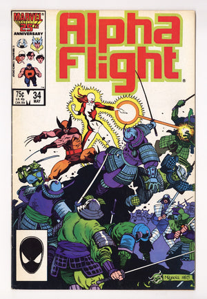 Alpha Flight Vol 1 34 Mid Grade (1986) Direct