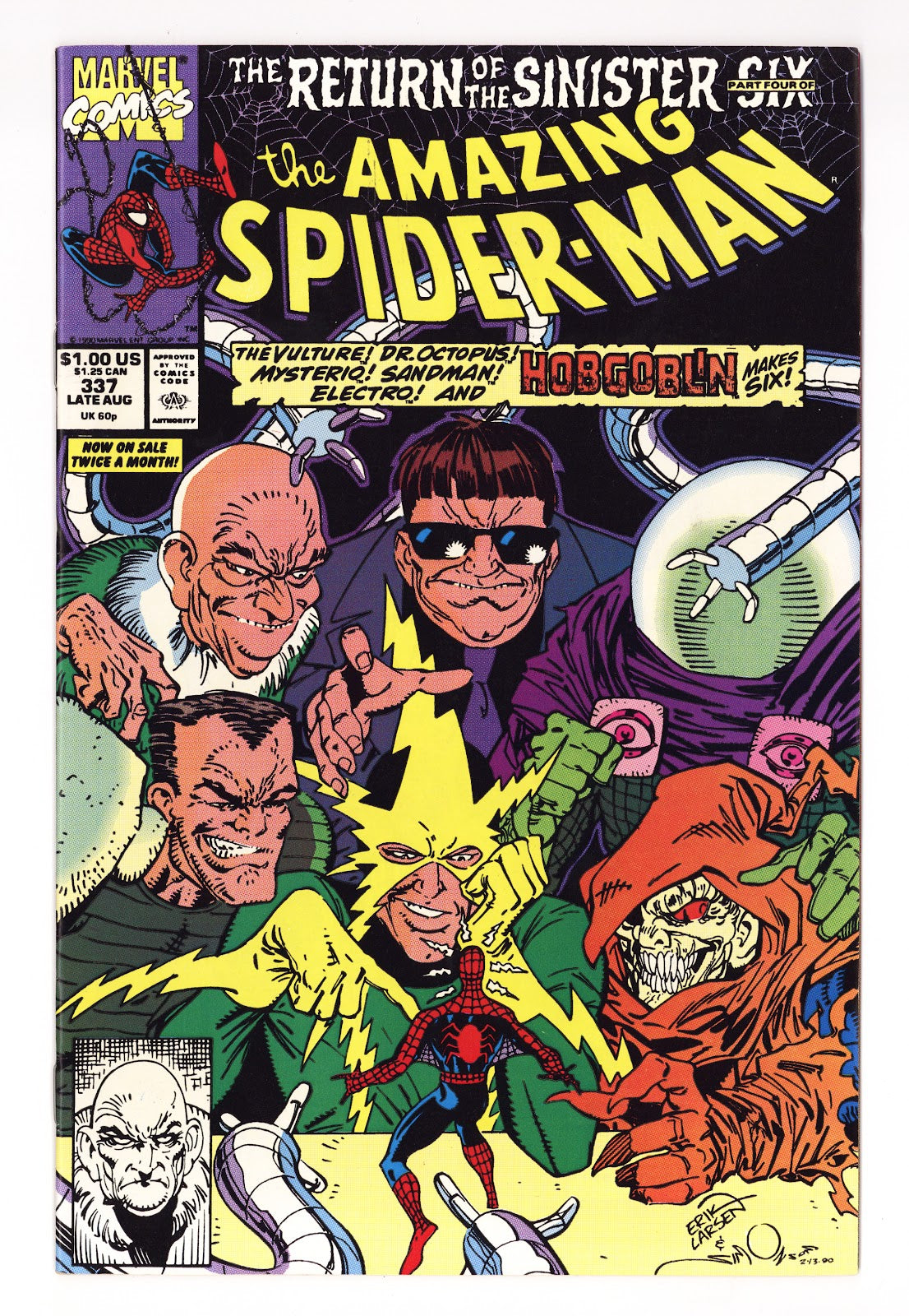 The Amazing Spider-Man Vol 1 337 High Grade (1990)  