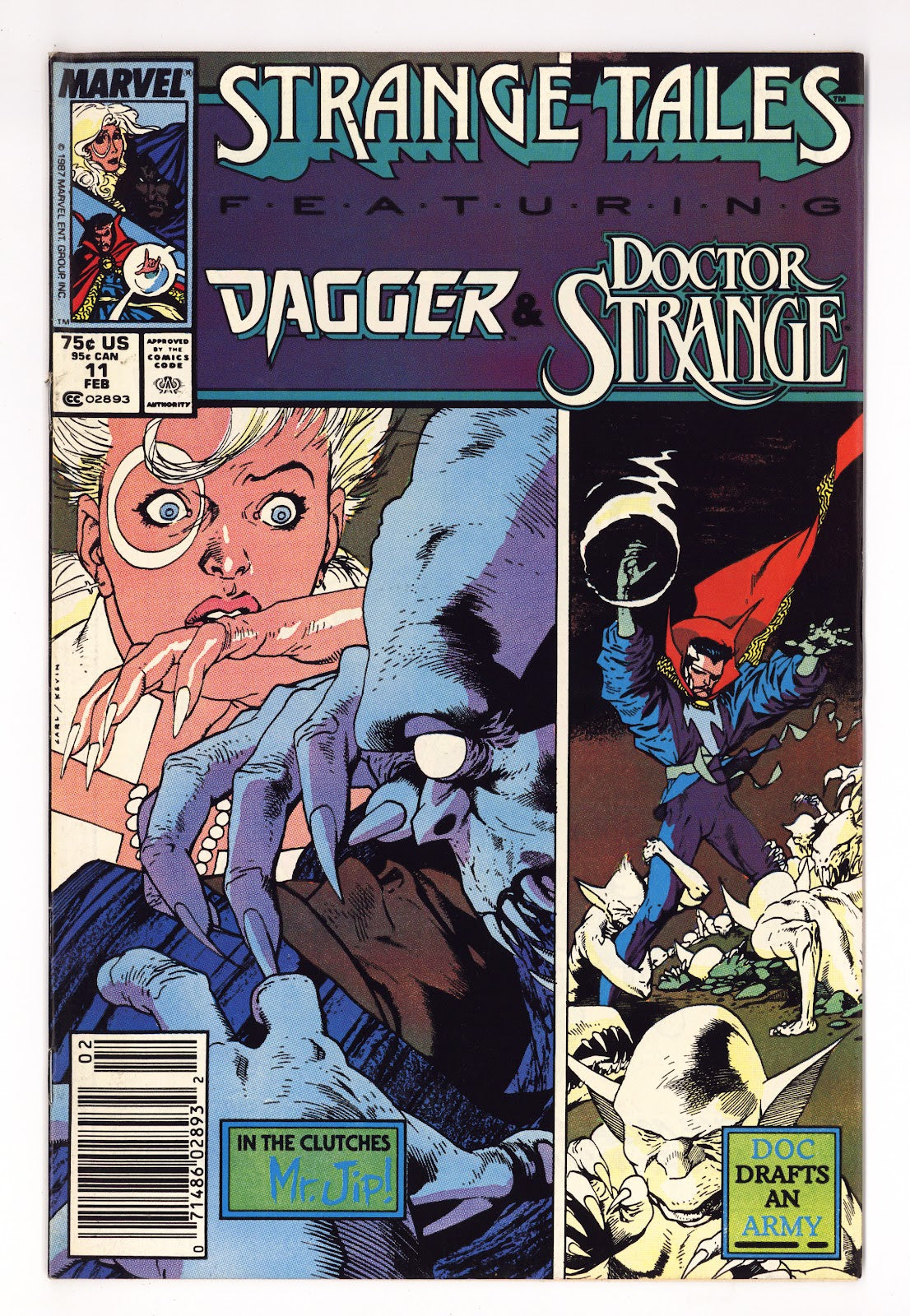 Strange Tales Vol 2 11  Mid Grade   (1988)   Newsstand