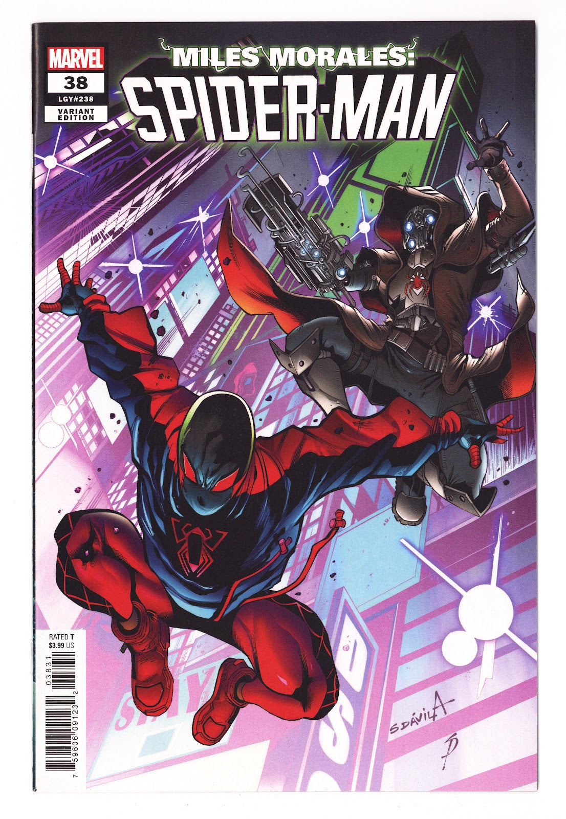 Miles Morales: Spider-Man 38 (278) High Grade (2022) Davila Incentive Variant 