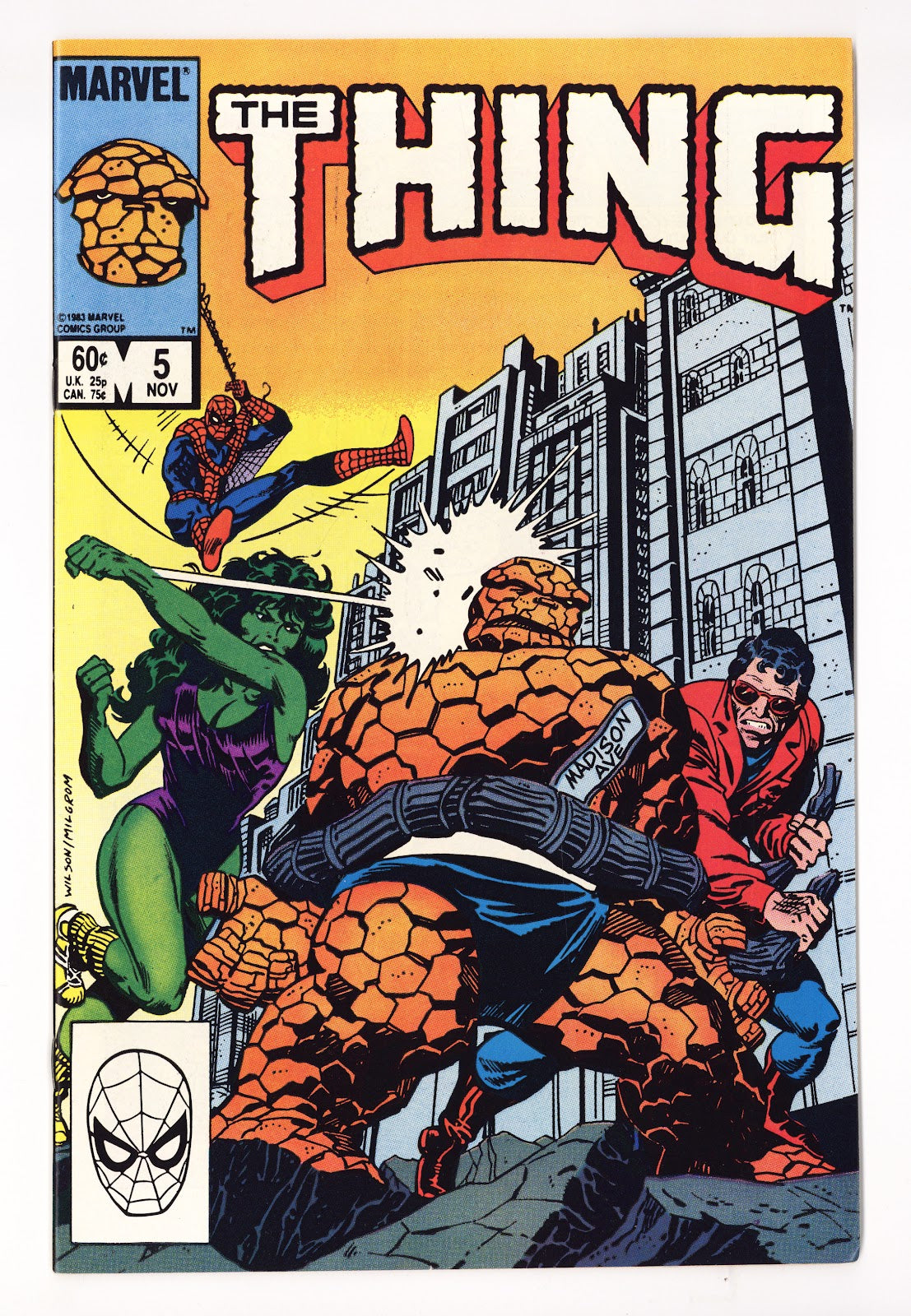 The Thing Vol 1 5 High Grade (1983) Direct 