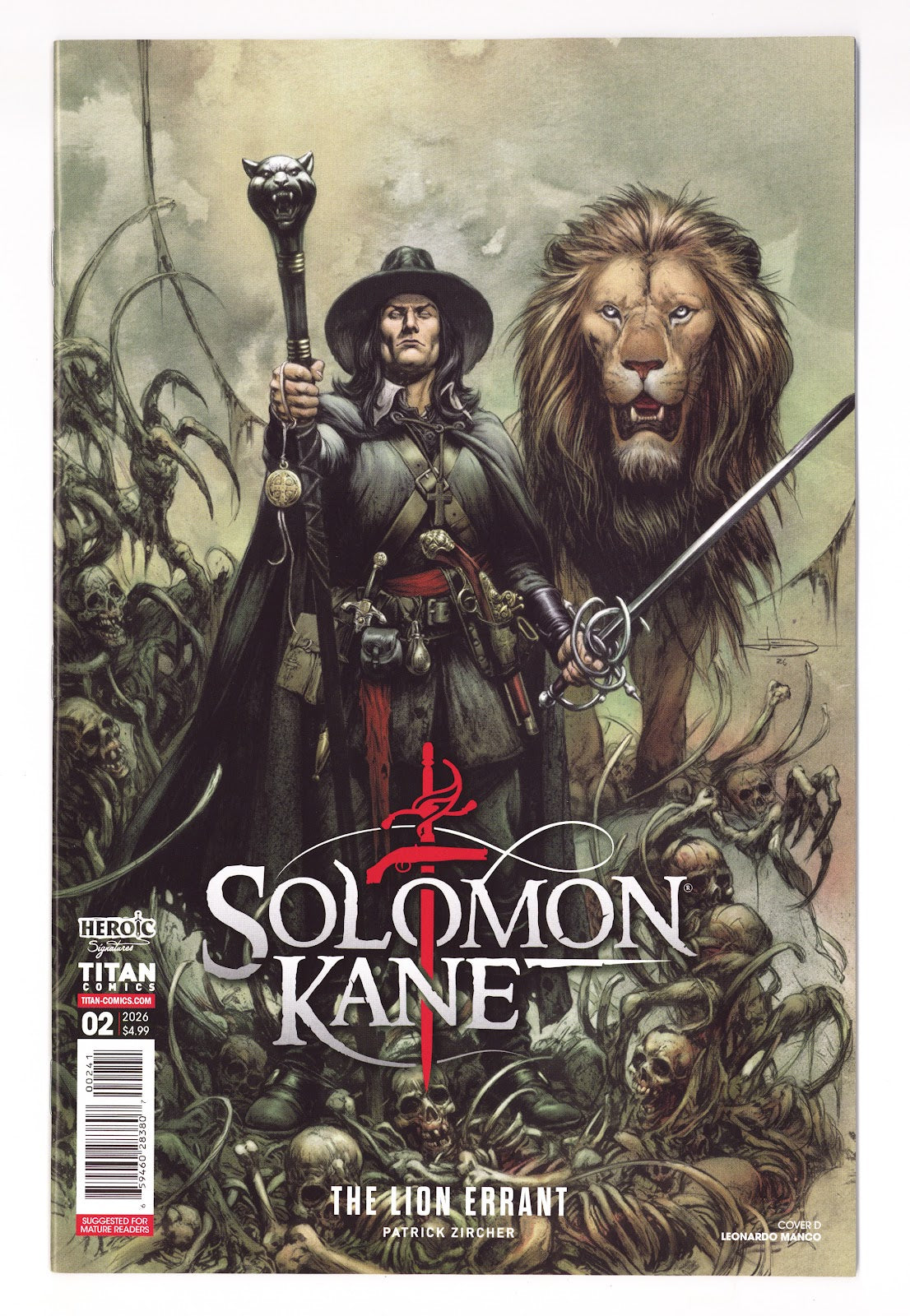 Solomon Kane the Lion Errant 2 Manco Variant (2026)