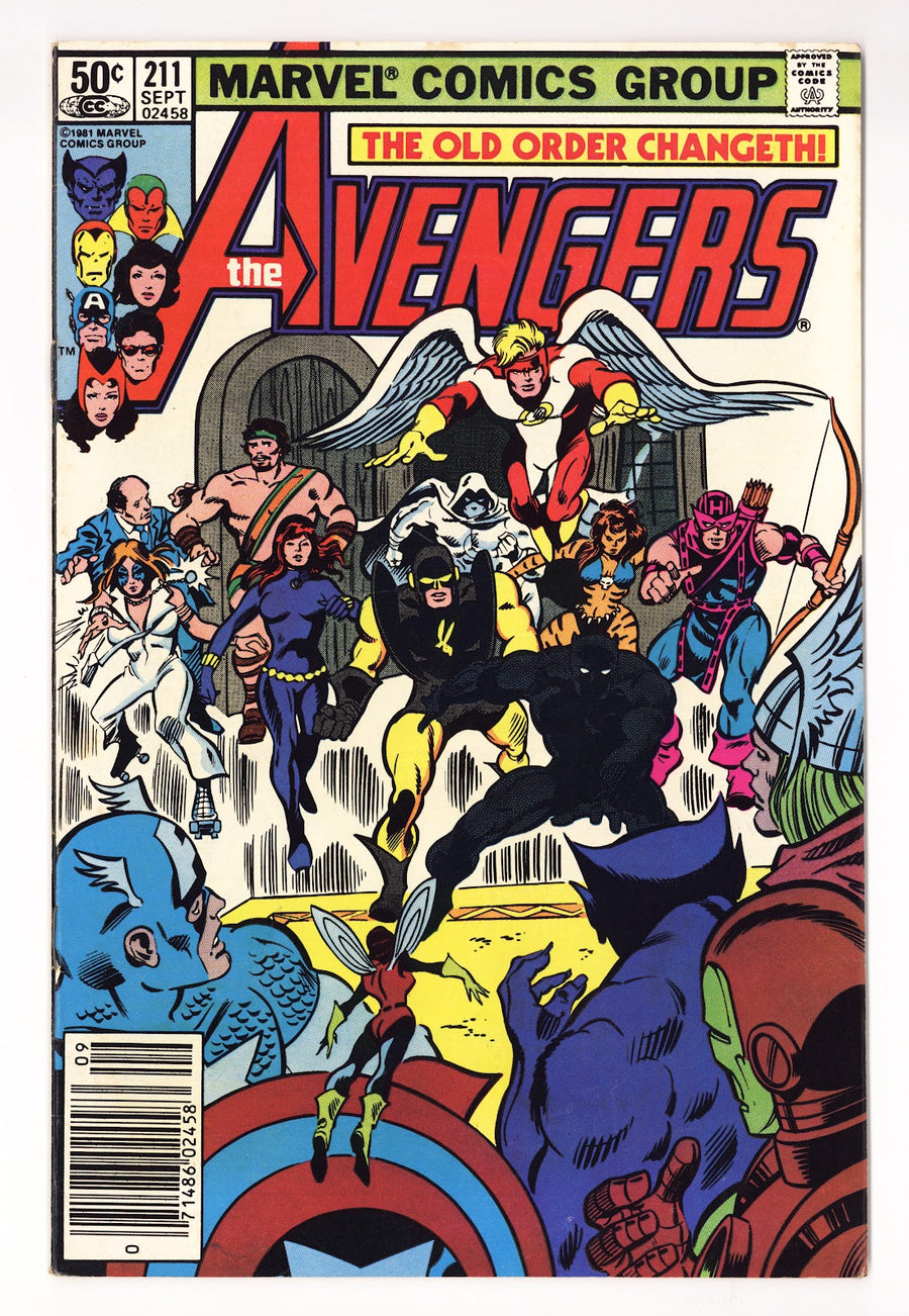 The Avengers Vol 1 211  Mid Grade   (1981)   Newsstand  