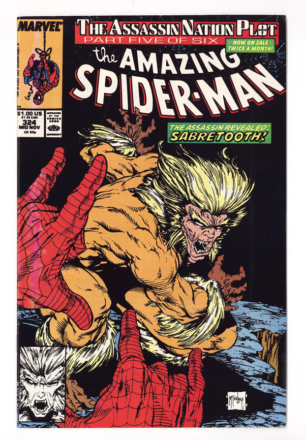 The Amazing Spider-Man Vol 1 324 VF (8.0) (1989)