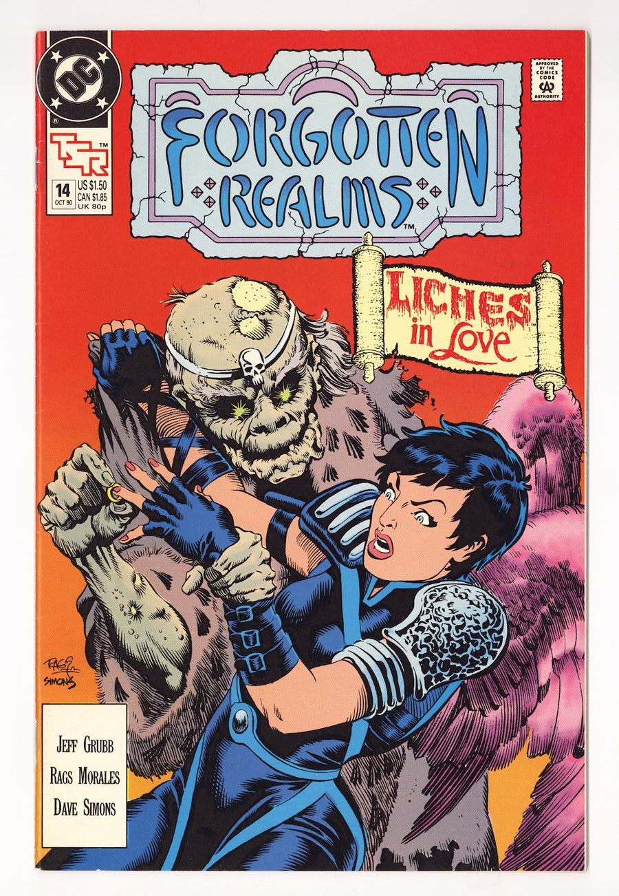 Forgotten Realms Comic Book   14  Mid Grade   (1990)