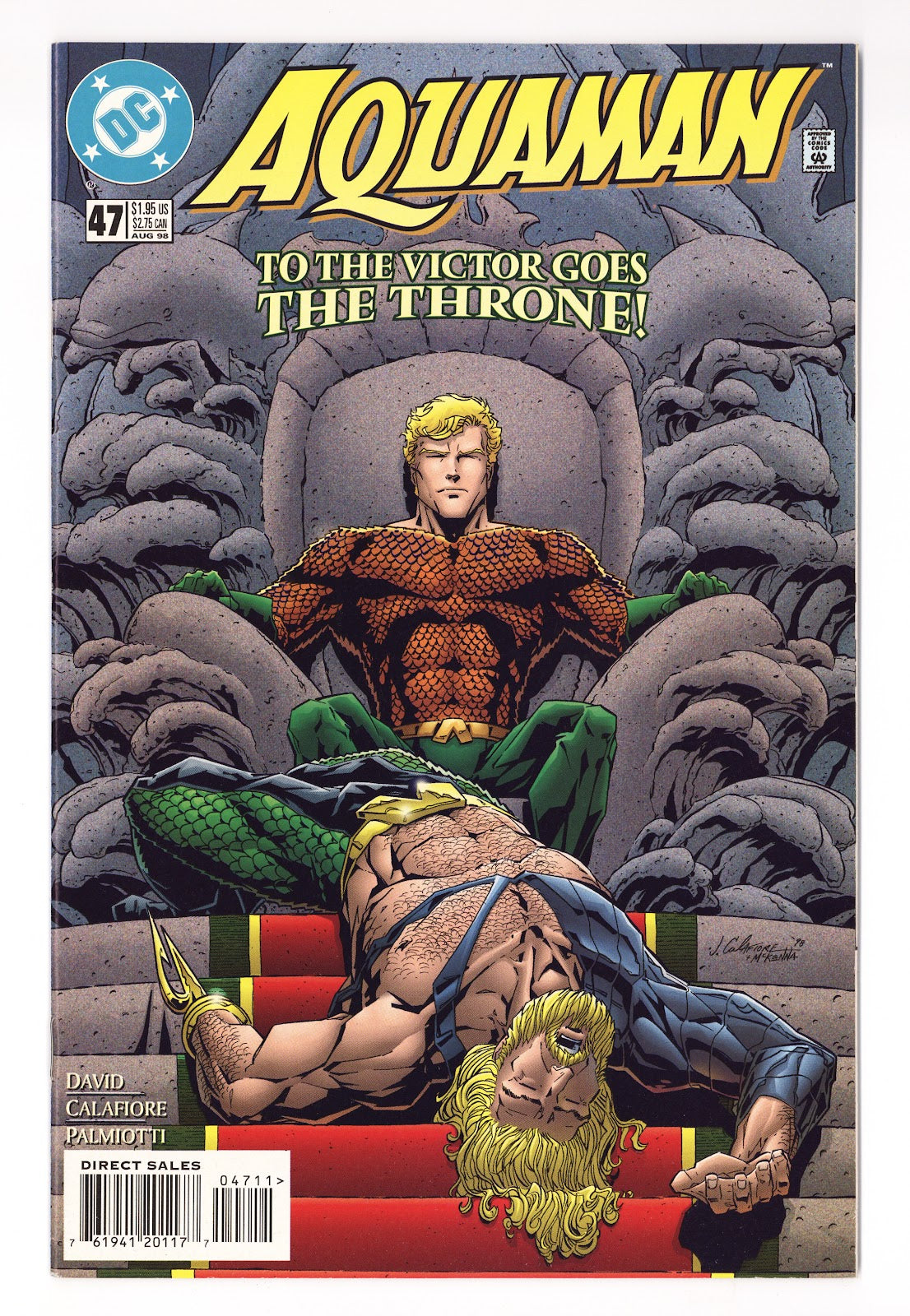 Aquaman Vol 5 47 High Grade (1998) Direct Sales 