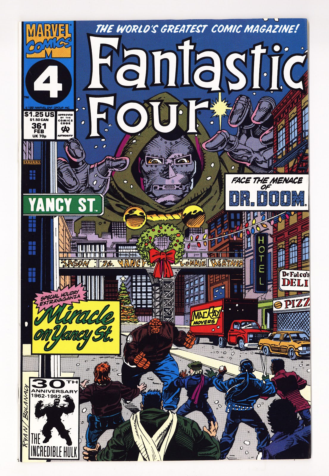 Fantastic Four Vol 1 361  High Grade   (1992)