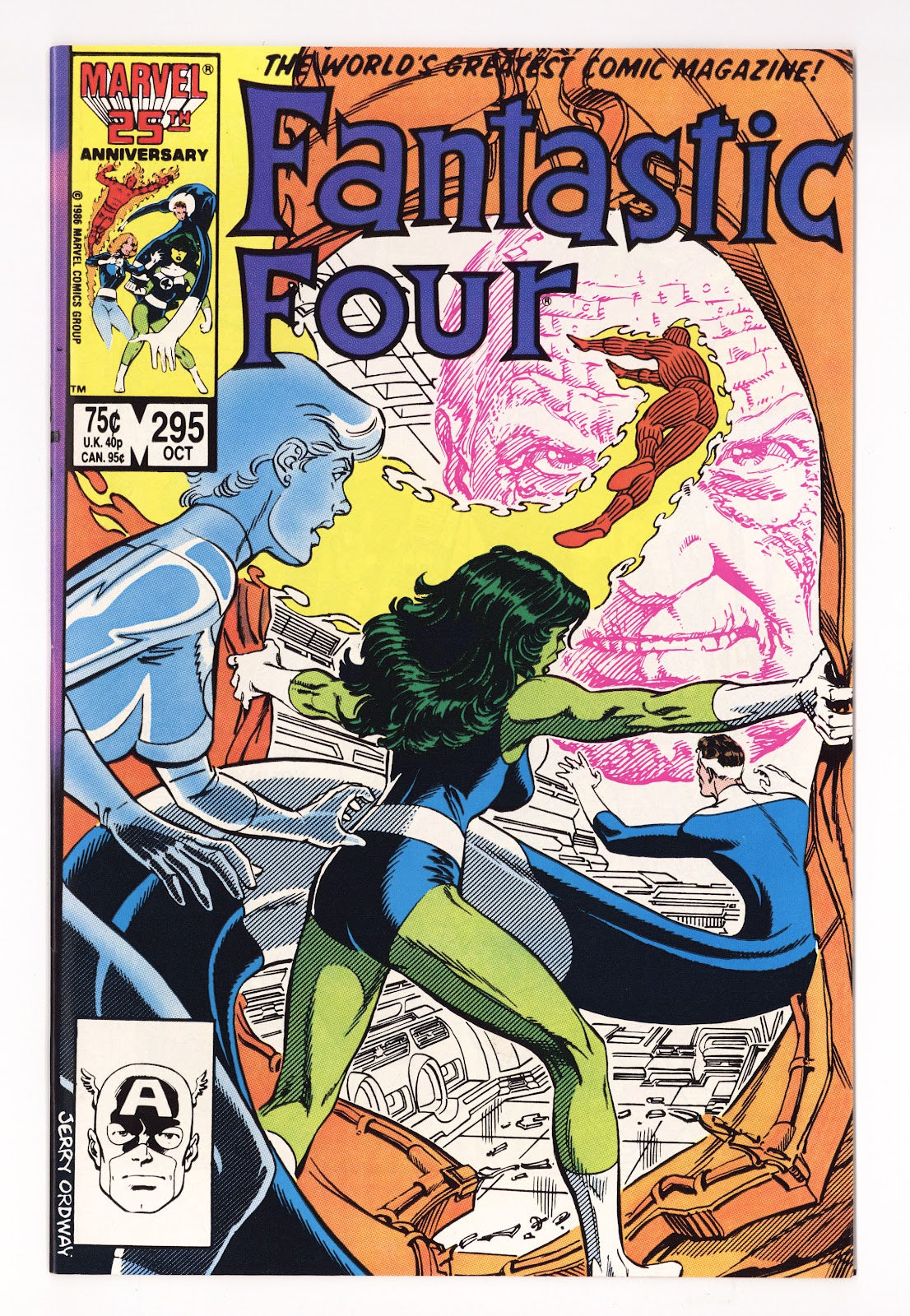 Fantastic Four Vol 1 295 High Grade (1986) 
