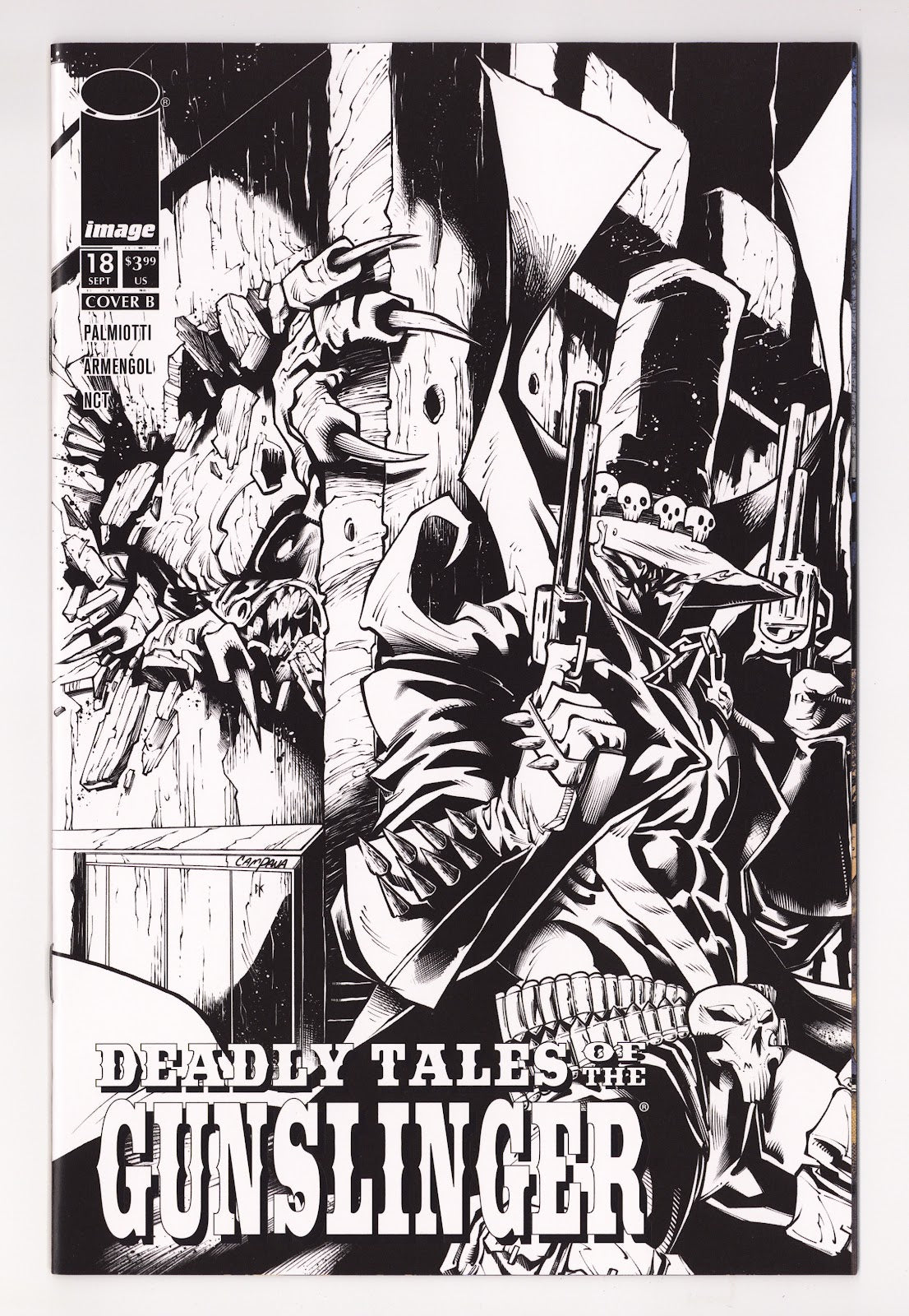 Deadly Tales of the Gunslinger Spawn 18 Campana B&W Variant (2026)