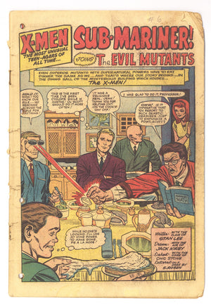 The X-Men Vol 1 6 Coverless (1964)