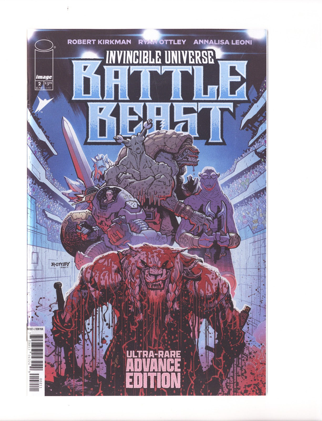 Invincible Universe: Battle Beast 2 High Grade (2025) Ultra-Rare Advance Edition Foil Variant 