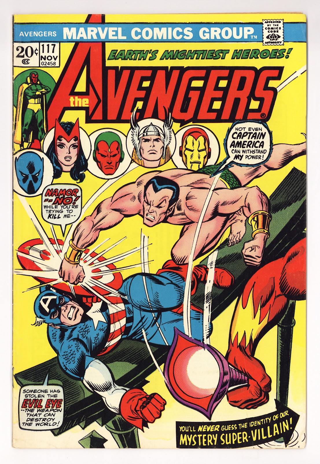 The Avengers Vol 1 117 FN (6.0) (1973) 