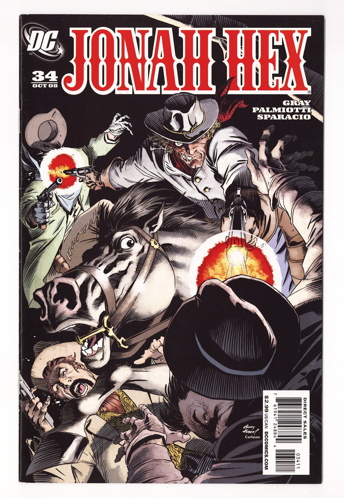 Jonah Hex Vol 2 34  Mid Grade   (2008)     