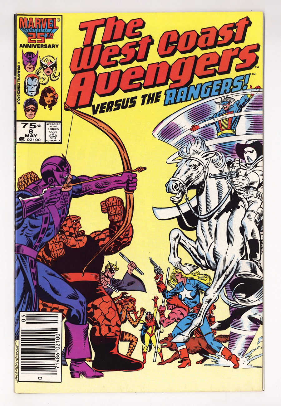 West Coast Avengers Vol 2 8  High Grade   (1986)   Newsstand