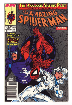 The Amazing Spider-Man Vol 1 321 VF (8.0) (1989) Newsstand