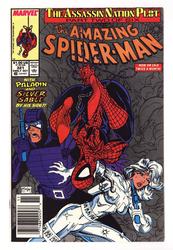 The Amazing Spider-Man Vol 1 321 VF (8.0) (1989) Newsstand