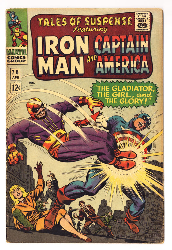 Tales of Suspense Vol 1 76  VG+ (4.5)   (1966)
