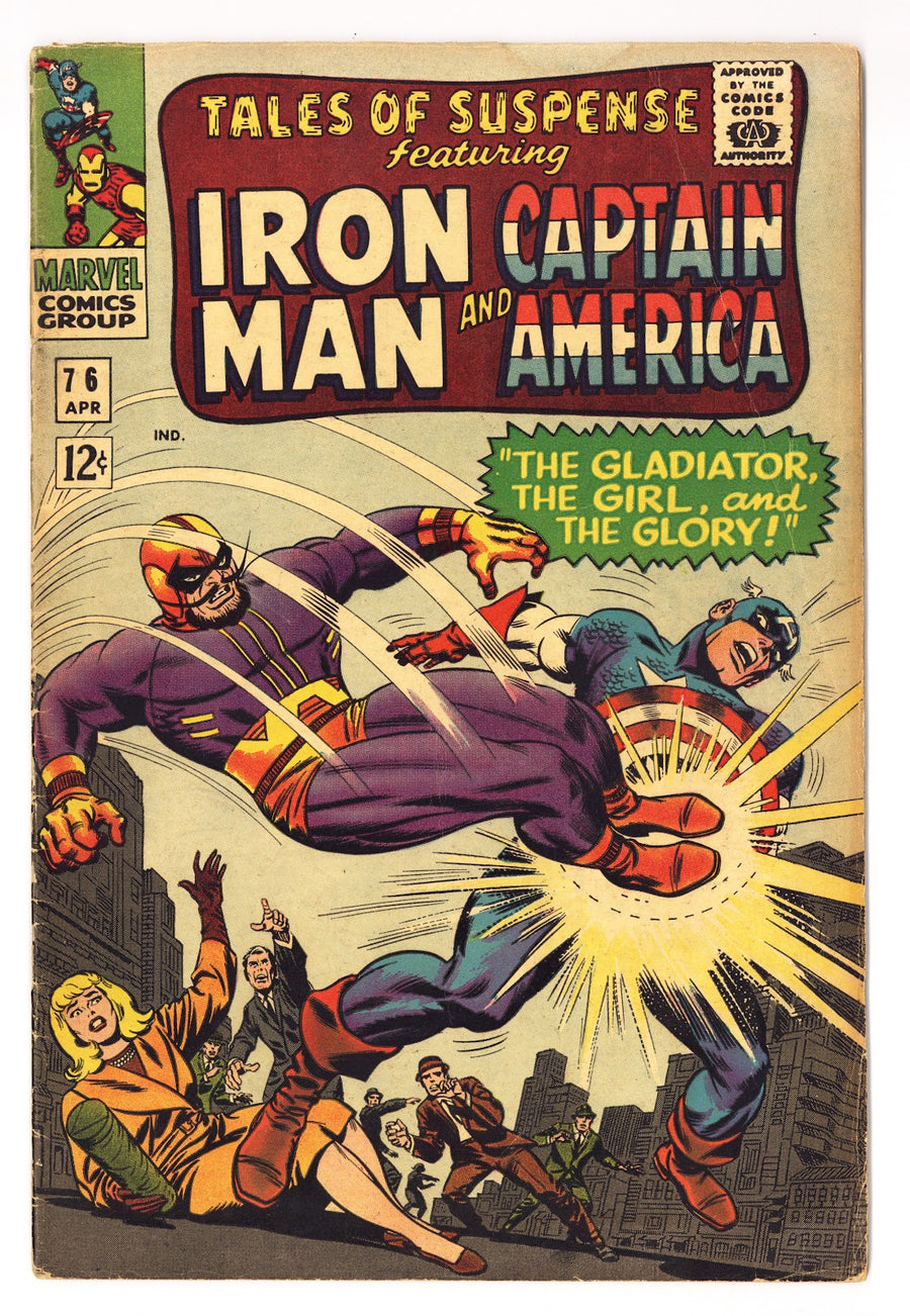 Tales of Suspense Vol 1 76  VG+ (4.5)   (1966)