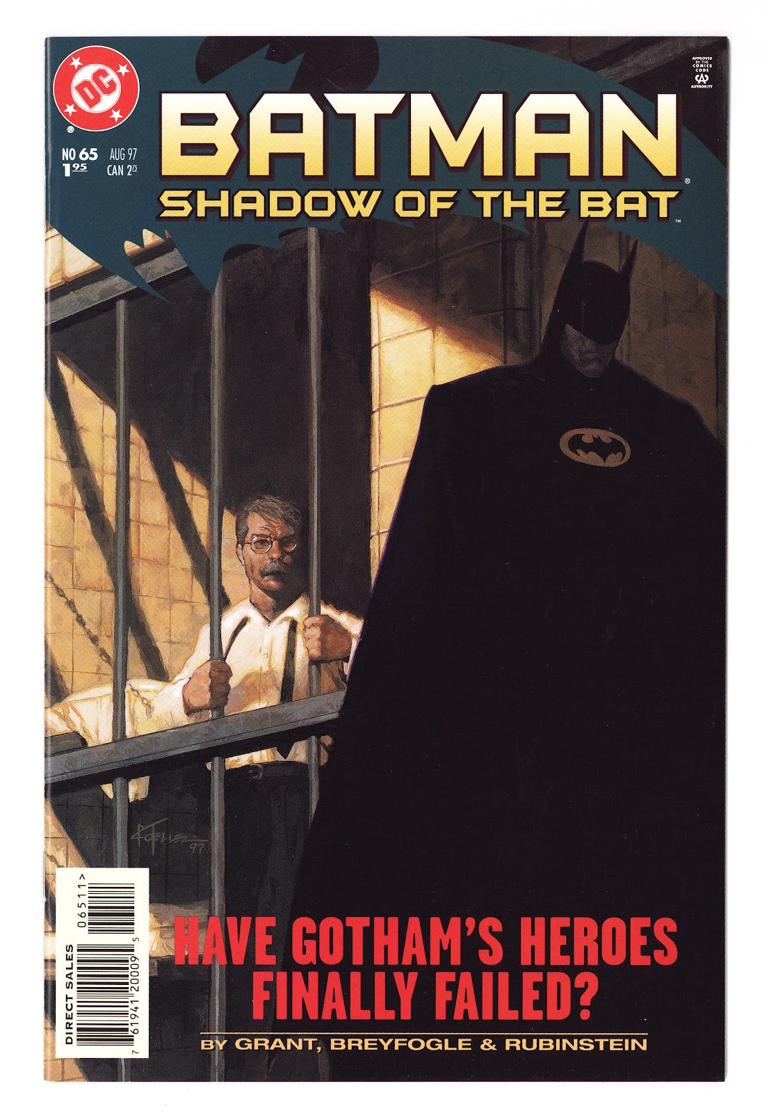 Batman: Shadow of the Bat   65  High Grade   (1997)   Direct Sales  