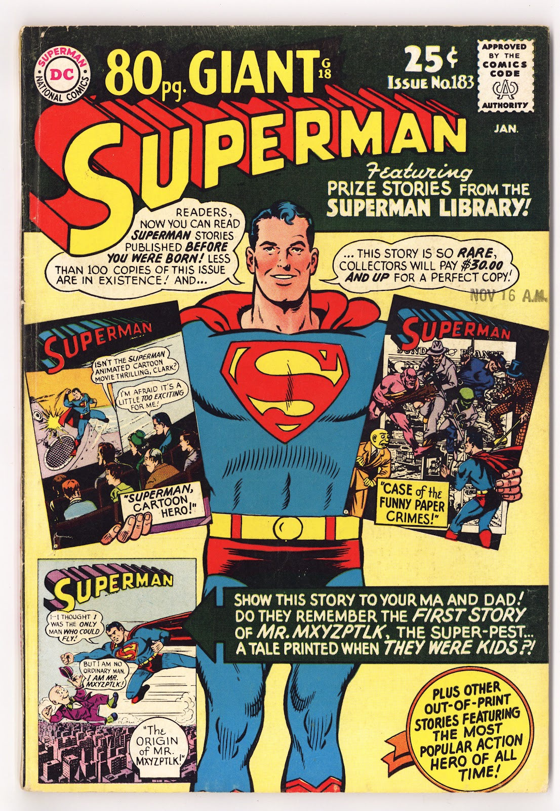 Superman Vol 1 183  VG/FN (5.0)   (1966)     