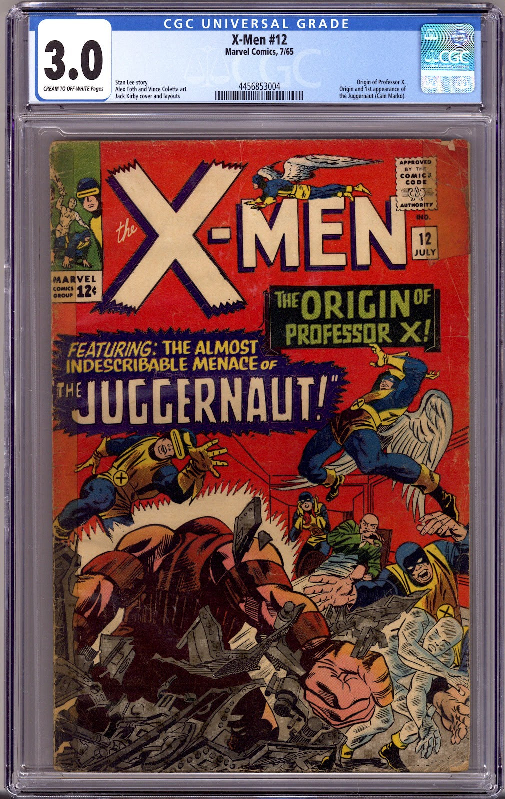 The X-Men Vol 1 12 CGC 3.0 (GD/VG)   (1965)