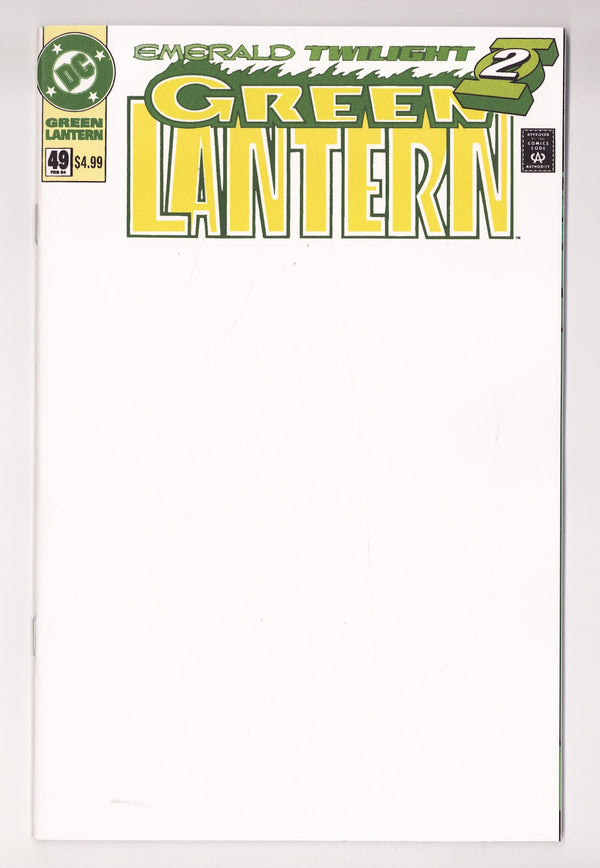 Green Lantern Vol 2 49   Blank Variant   (2026)