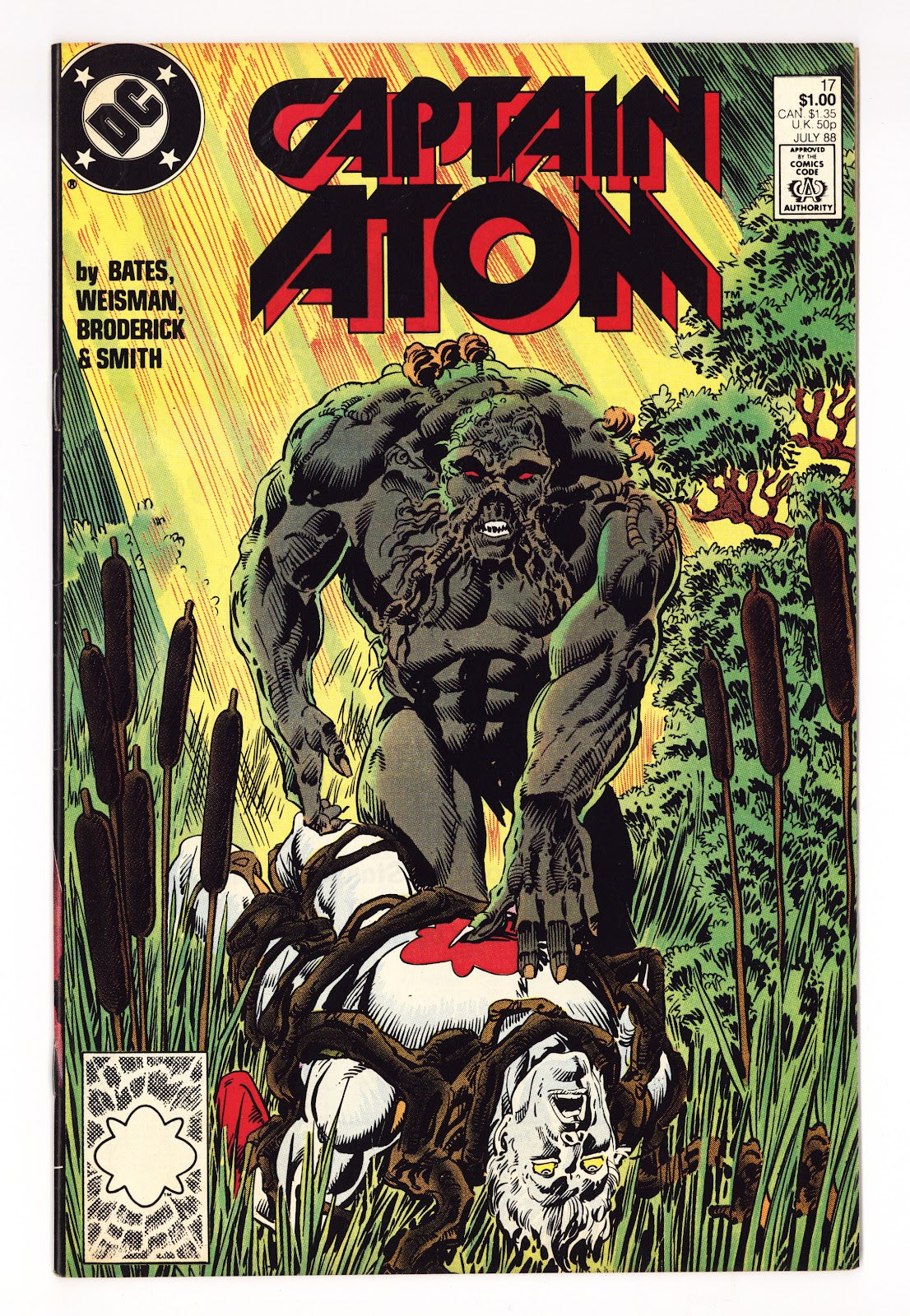 Captain Atom Vol 3 17  Mid Grade   (1988)     