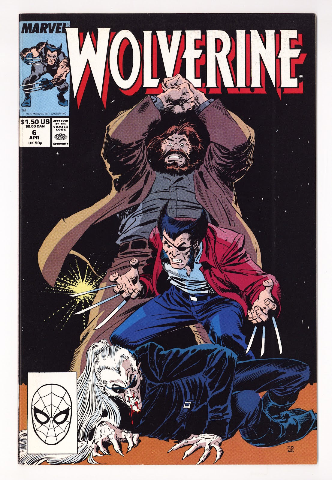 Wolverine Vol 2 6  High Grade   (1989)     