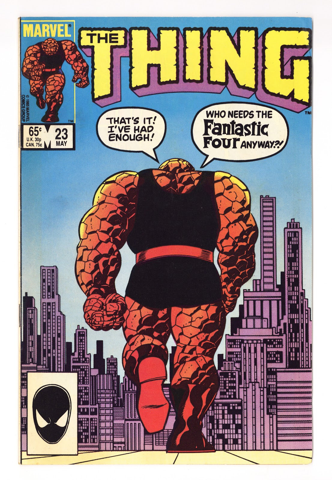 The Thing Vol 1 23  Mid Grade   (1985)