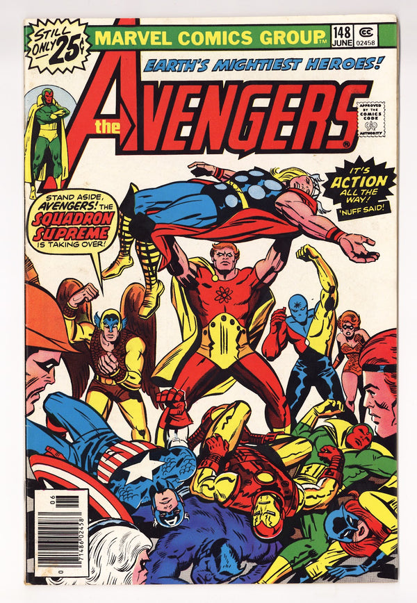 The Avengers Vol 1 148  FN (6.0)   (1976)   25¢