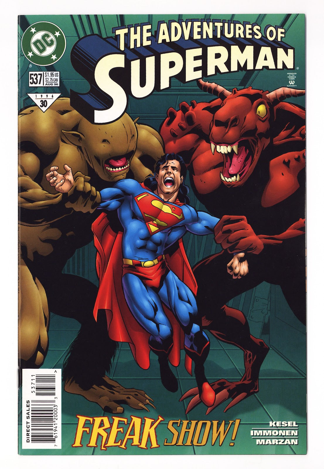 Adventures of Superman Vol 1 537  High Grade   (1996)     